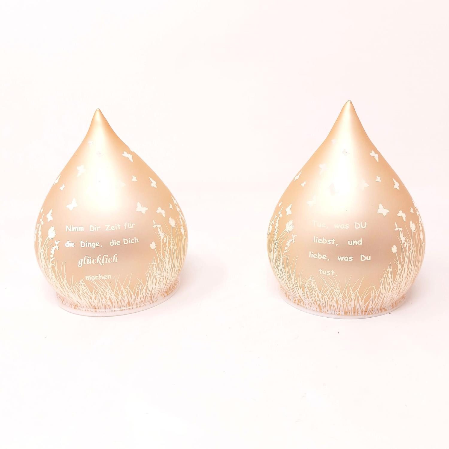 formano LED Tischleuchte Sprüche, Farbe: Orange, Motiv: Sprüche günstig online kaufen