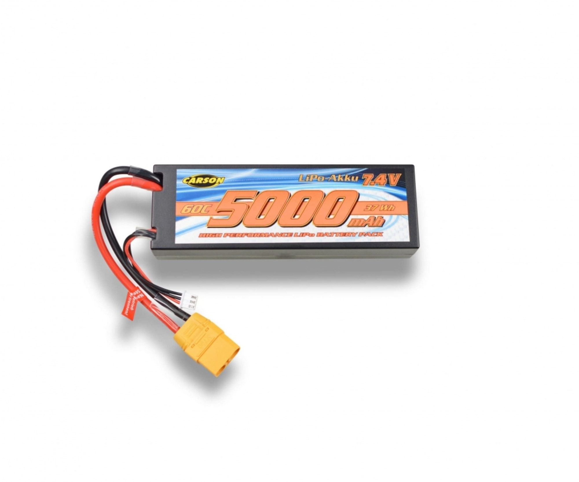 CARSON Carson 7,4V/5000mAh 60C LiPo Akku XT90 RC-Ladegerät