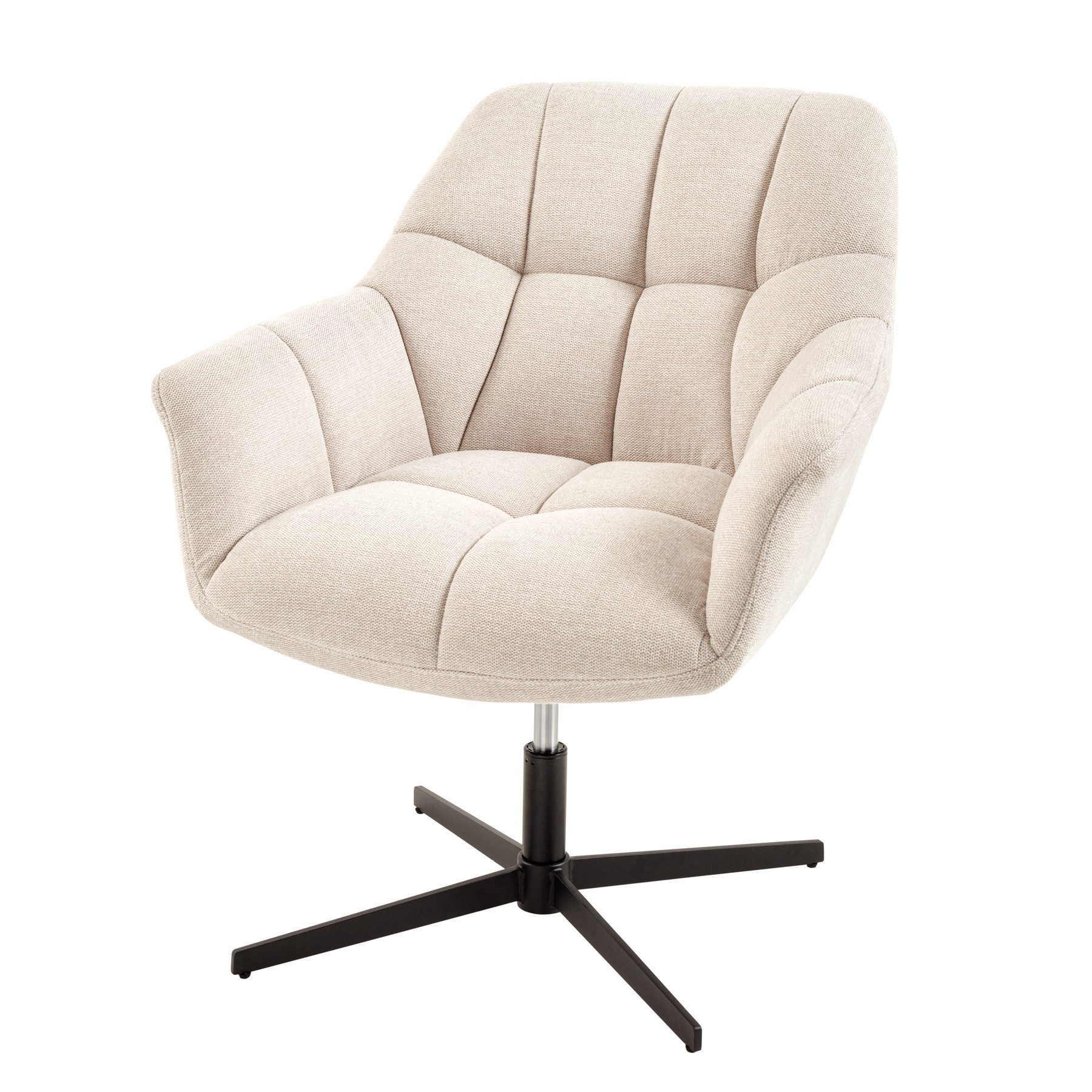 riess-ambiente Loungesessel PAPILLON champagner beige / schwarz (Einzelarti günstig online kaufen