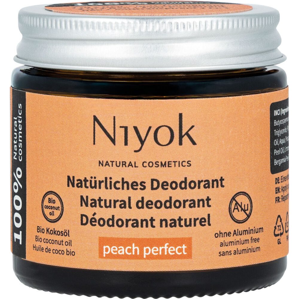 Niyok Deo-Creme Deo in Peach Perfect, 40 ml