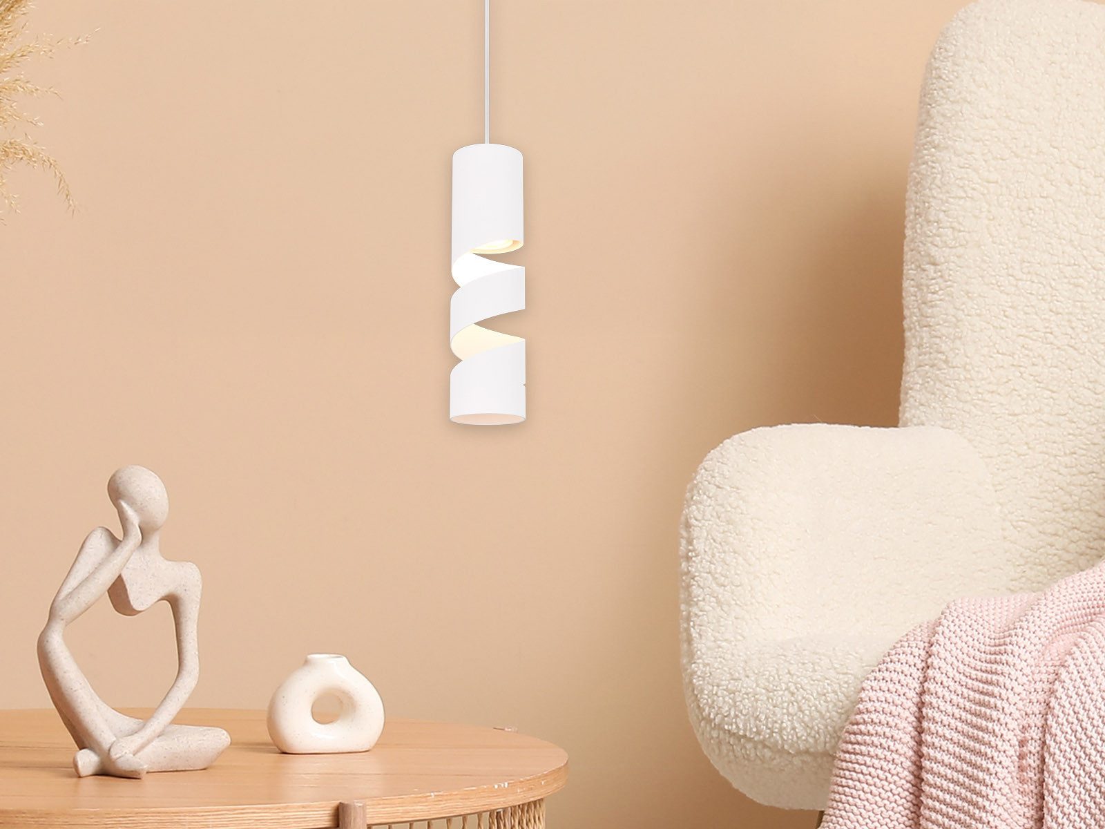 TRIO Leuchten LED Pendelleuchte, Dimmfunktion, LED wechselbar, warmweiß, Kl günstig online kaufen