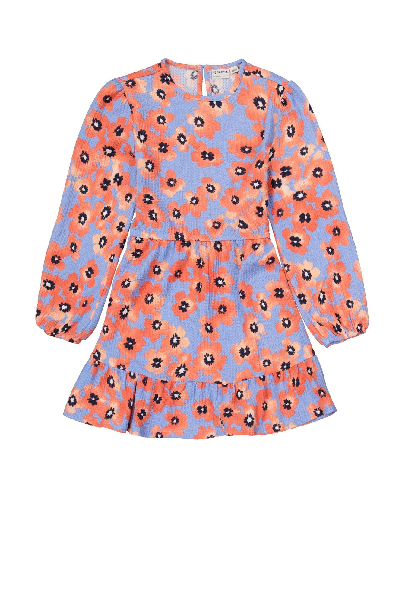 Garcia A-Linien-Kleid langarm mit Flowerprint