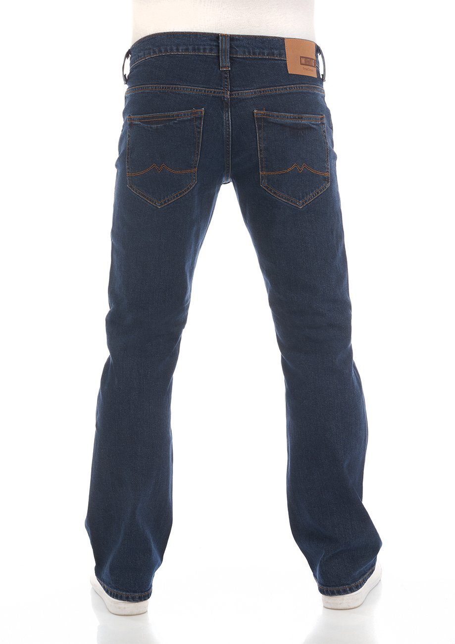 Stretch Hose Denim Denim Herren (980) mit MUSTANG Blue Jeanshose Cut Oregon Bootcut-Jeans Boot