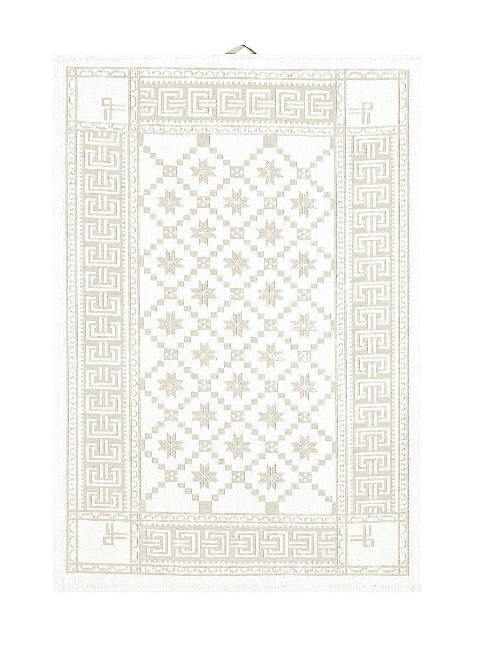 EKELUND MASTER WEAVERS 1692 Geschirrtuch Küchenhandtuch Åttebladrose 080 50x70 cm, (1-tlg., 1 x Geschirrtuch), gewebt
