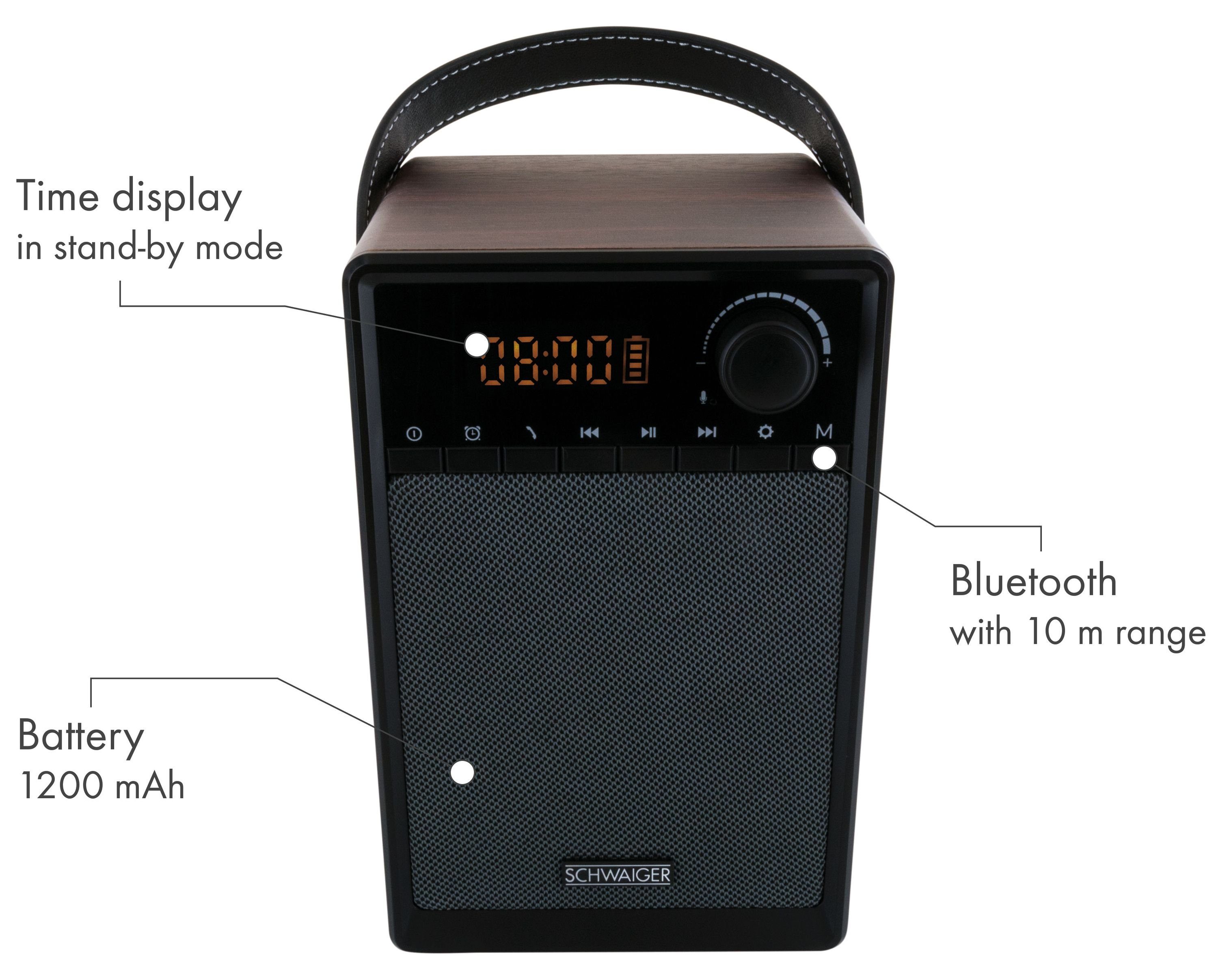 Schwaiger 715736 Radio (FM, 5 W, Weckfunktion)