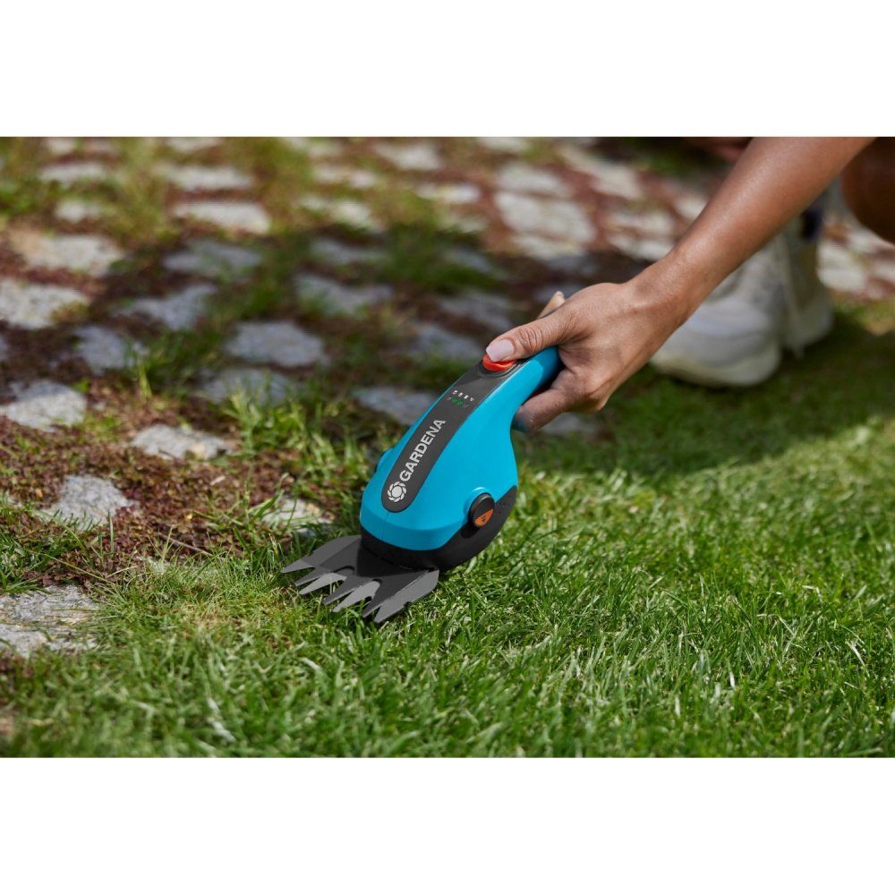 GARDENA Akku-Grasschere ClassicCut - Akku-Grasschere - blau/grau