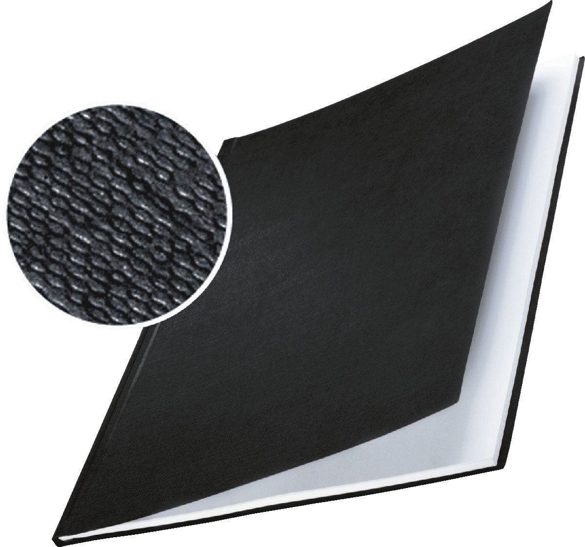 LEITZ Thermo-Bindemappe Buchbindemappe impressBind Hard Cover 17,5mm schwarz VE=10 Stück, (