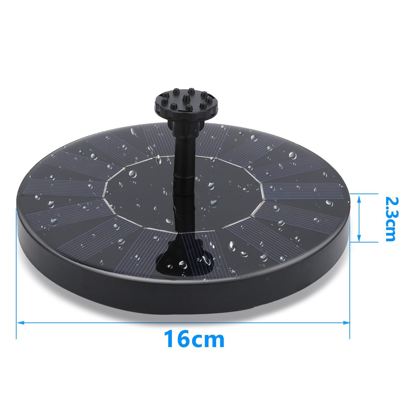 FELIXLEO Teichpumpe Solarpumpe Solar Springbrunnen 1.5 günstig online kaufen