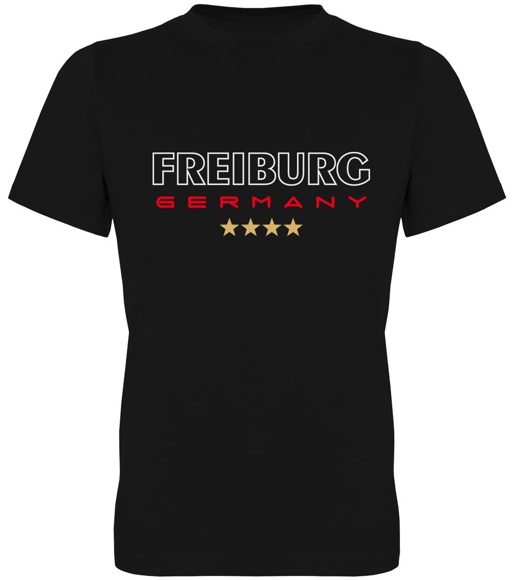 G-graphics T-Shirt Freiburg Germany (1-tlg) Herren T-Shirt mit einem Motiv für den echten Fan