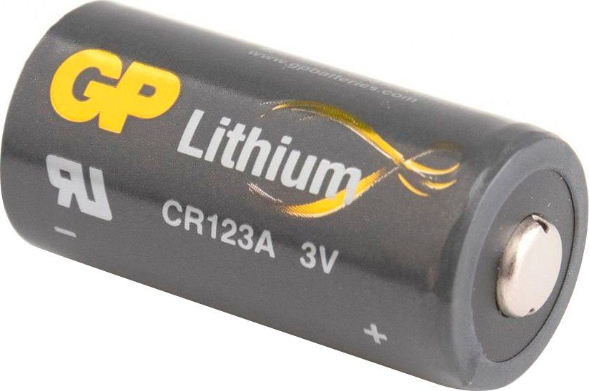 Batteries CR123A GP Pack St) V, (3 Batterie, 4 4er Lithium