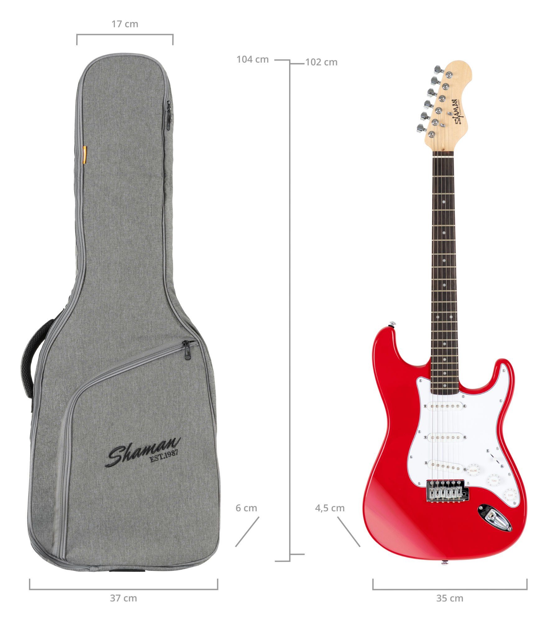 Shaman Gitarrentasche Premium-Line E-Gitarrentasche, Fixierung für günstig online kaufen