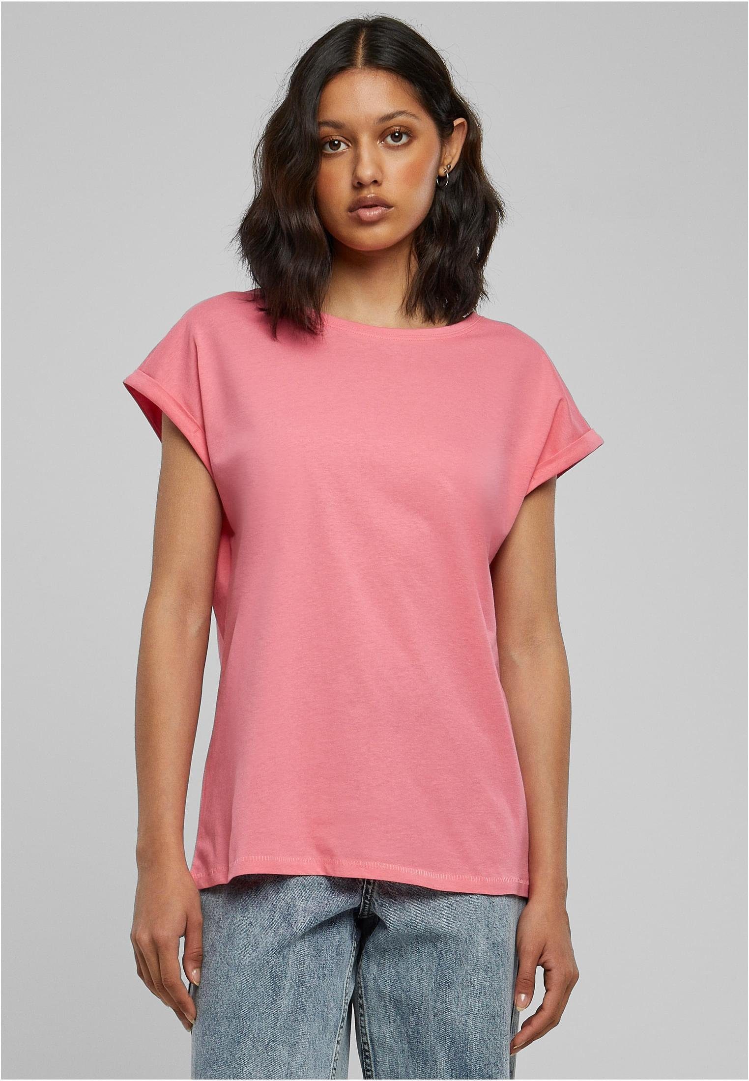URBAN CLASSICS Rundhalsshirt Ladies Extended Shoulder günstig online kaufen