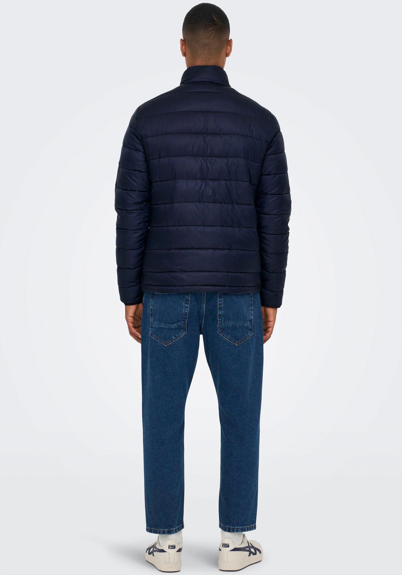 ONLY & SONS Steppjacke ONSCARVEN QUILTED NOOS OTW dark PUFFER navy