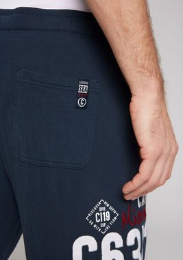 CAMP DAVID Sweatbermudas mit Logodruck