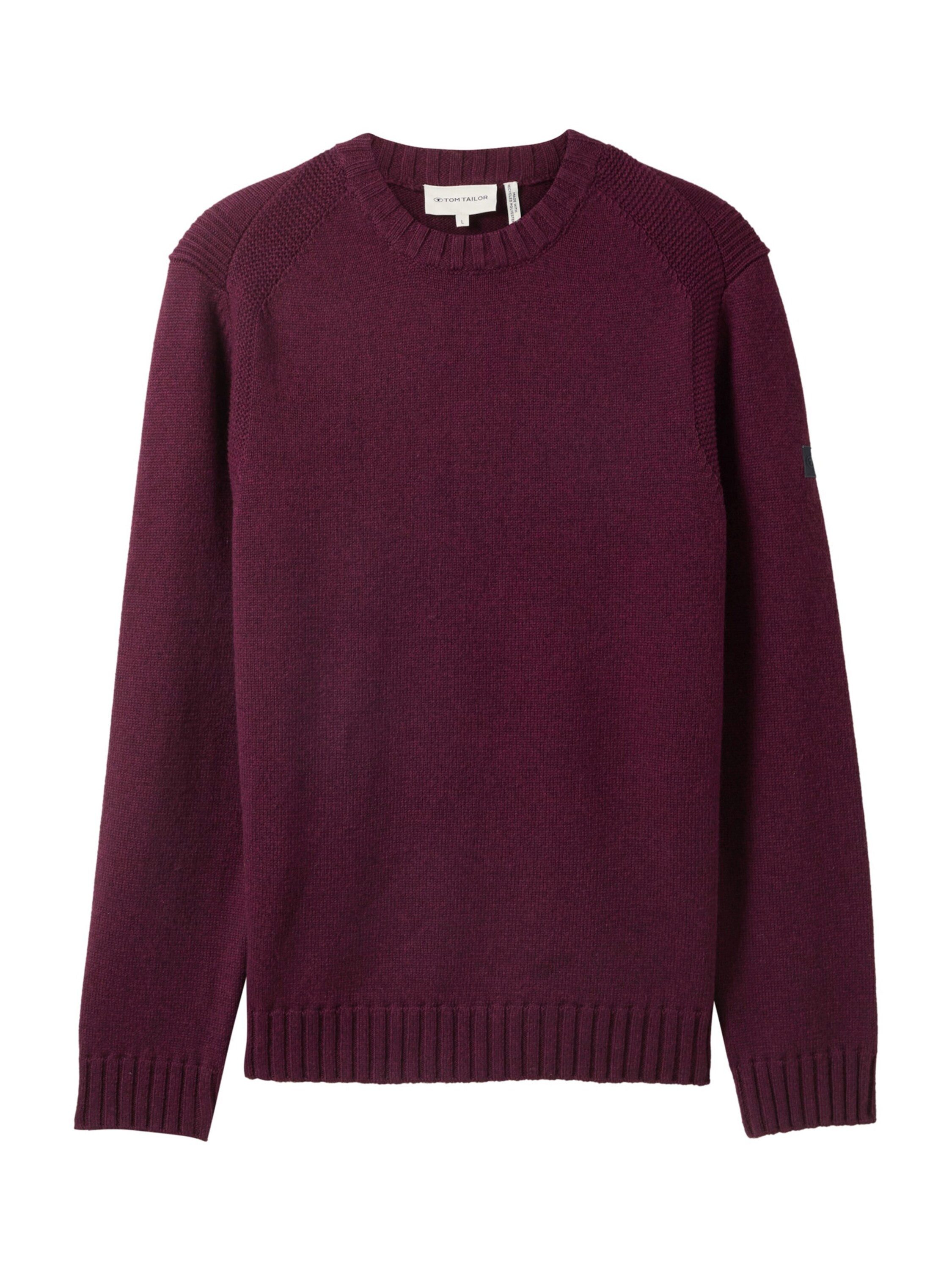 TOM TAILOR Rundhalspullover (1-tlg)