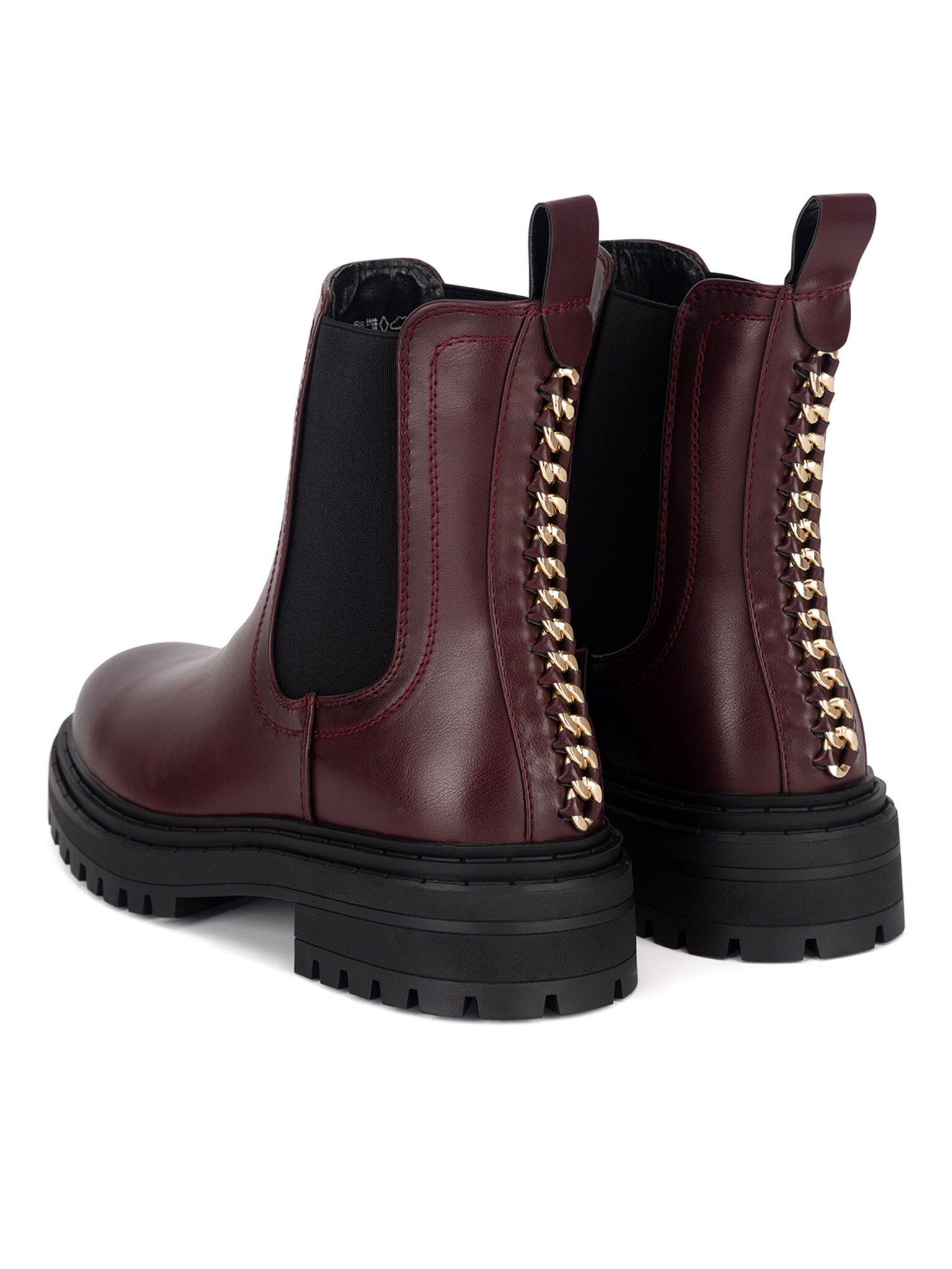 Jenny Fairy Jenny Fairy Stiefeletten Damen HY60208-1 Dunkelrot Stiefelette