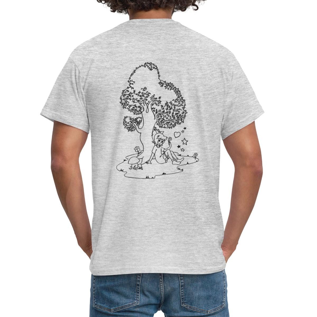 Spreadshirt T-Shirt Bibi Blocksberg Mit Bibi Und Großem Baum Männer T-Shirt (1-tlg)