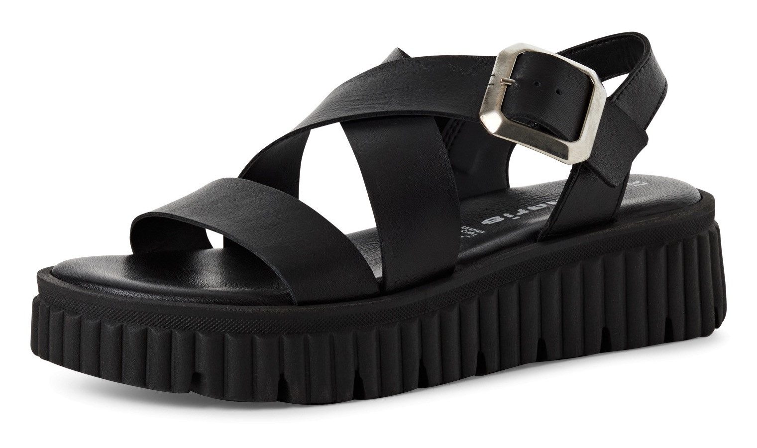 Tamaris Sandalette, Plateau, Riemchensandale, Sommerschuh mit günstig online kaufen