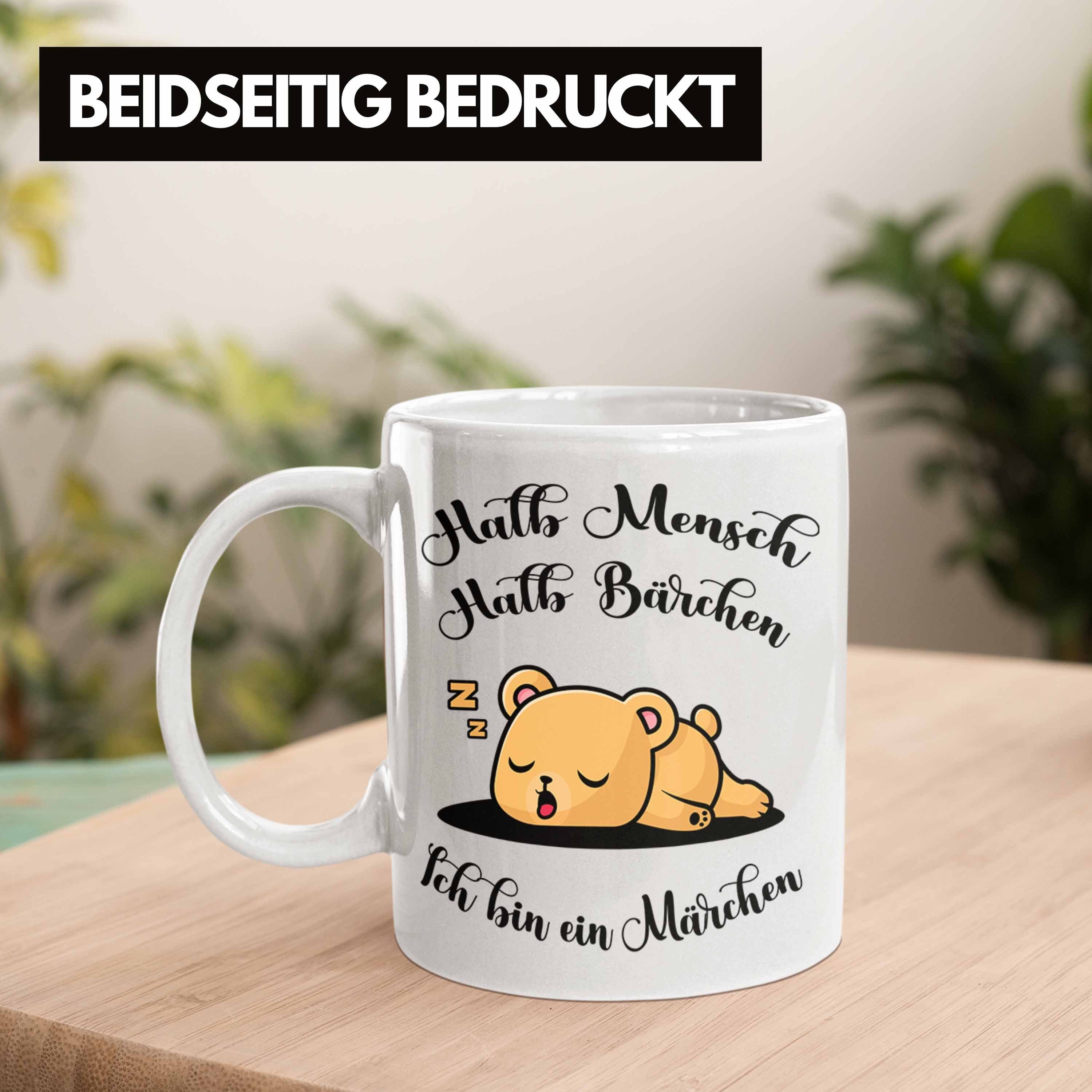 Halb Halb Weiss Bärchen Mensch Geschenk Bärchen Tierliebhaber Trendation Tasse Tasse Süße