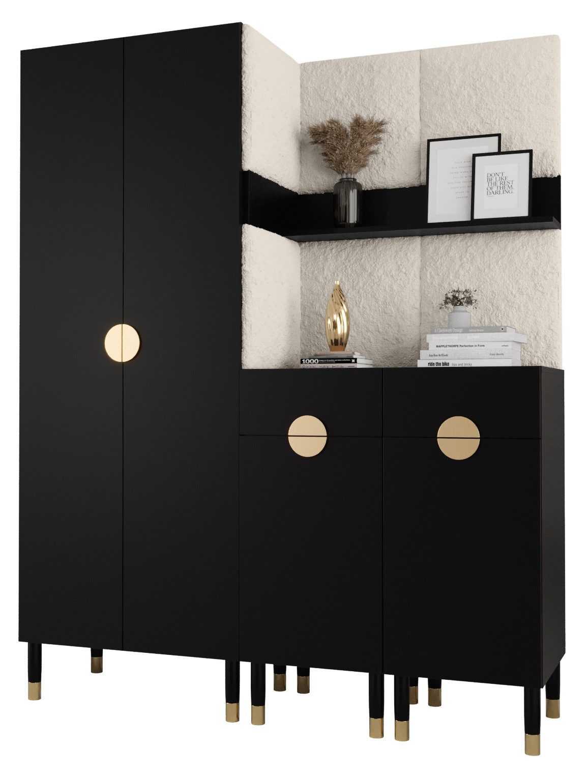 ABIKS MÖBEL Kompaktgarderobe PALERMO Set 7 günstig online kaufen