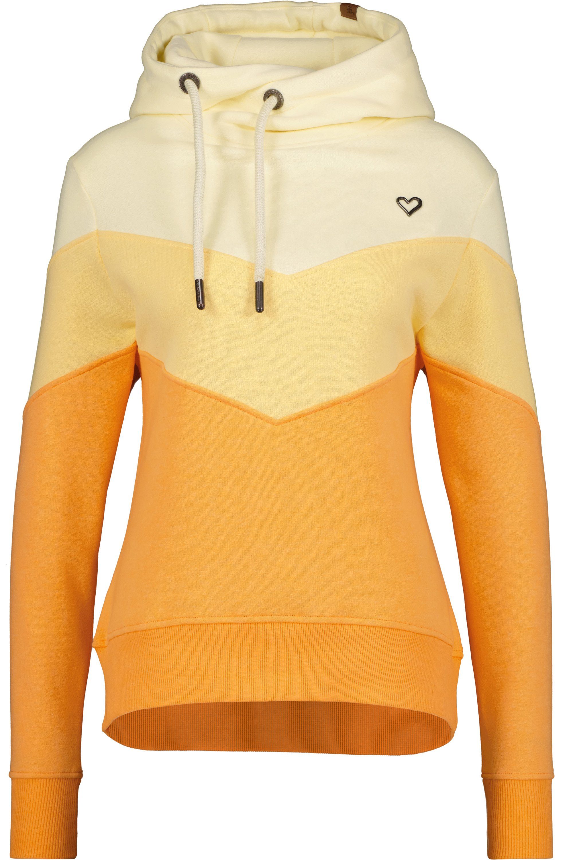 Alife Kickin A Kapuzensweatshirt, melange StellaAK Sweatshirt Pullover Hoodie Damen Kapuzensweatshirt & tangerine