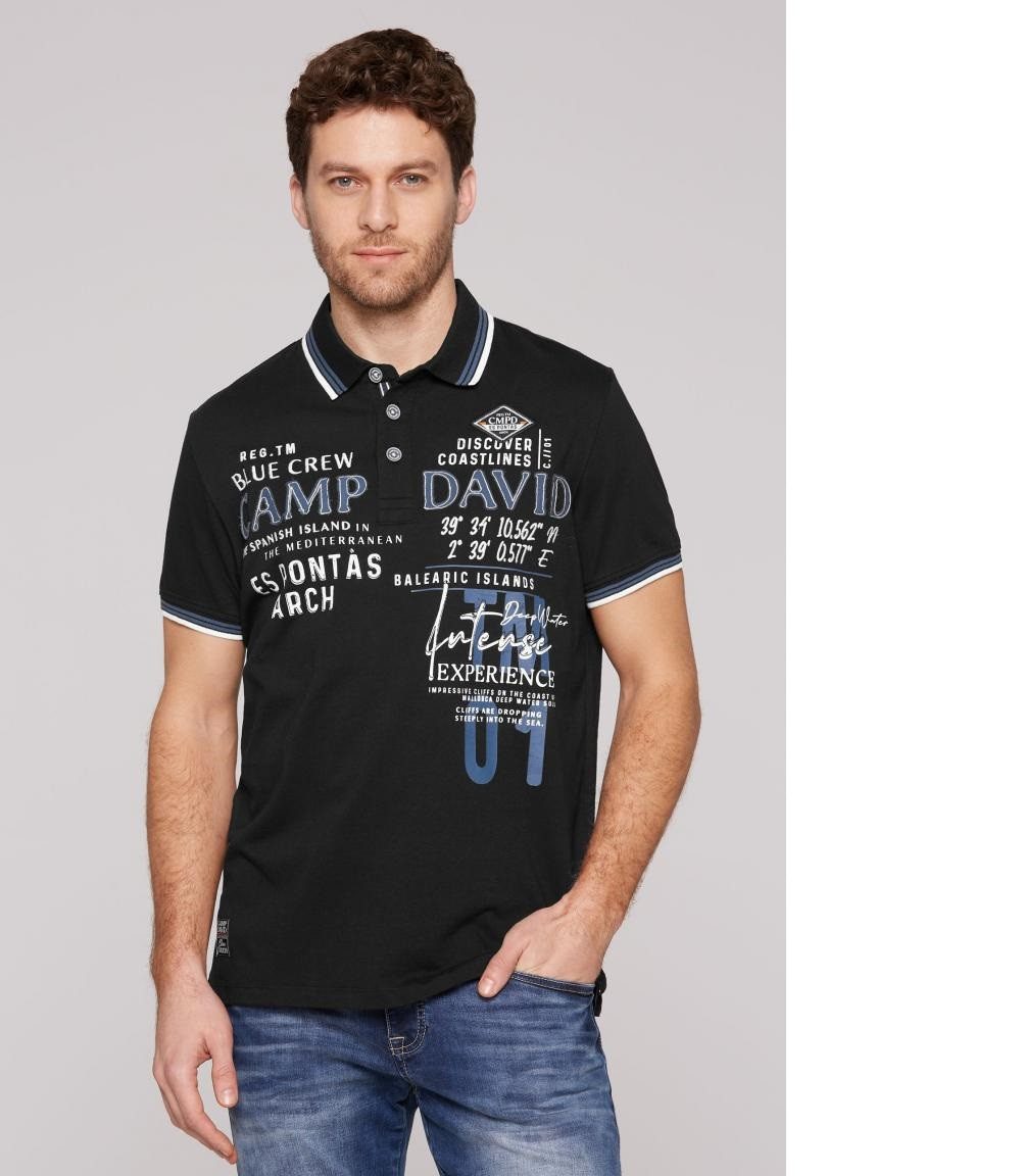 CAMP DAVID Poloshirt mit Trikotkragen und günstig online kaufen