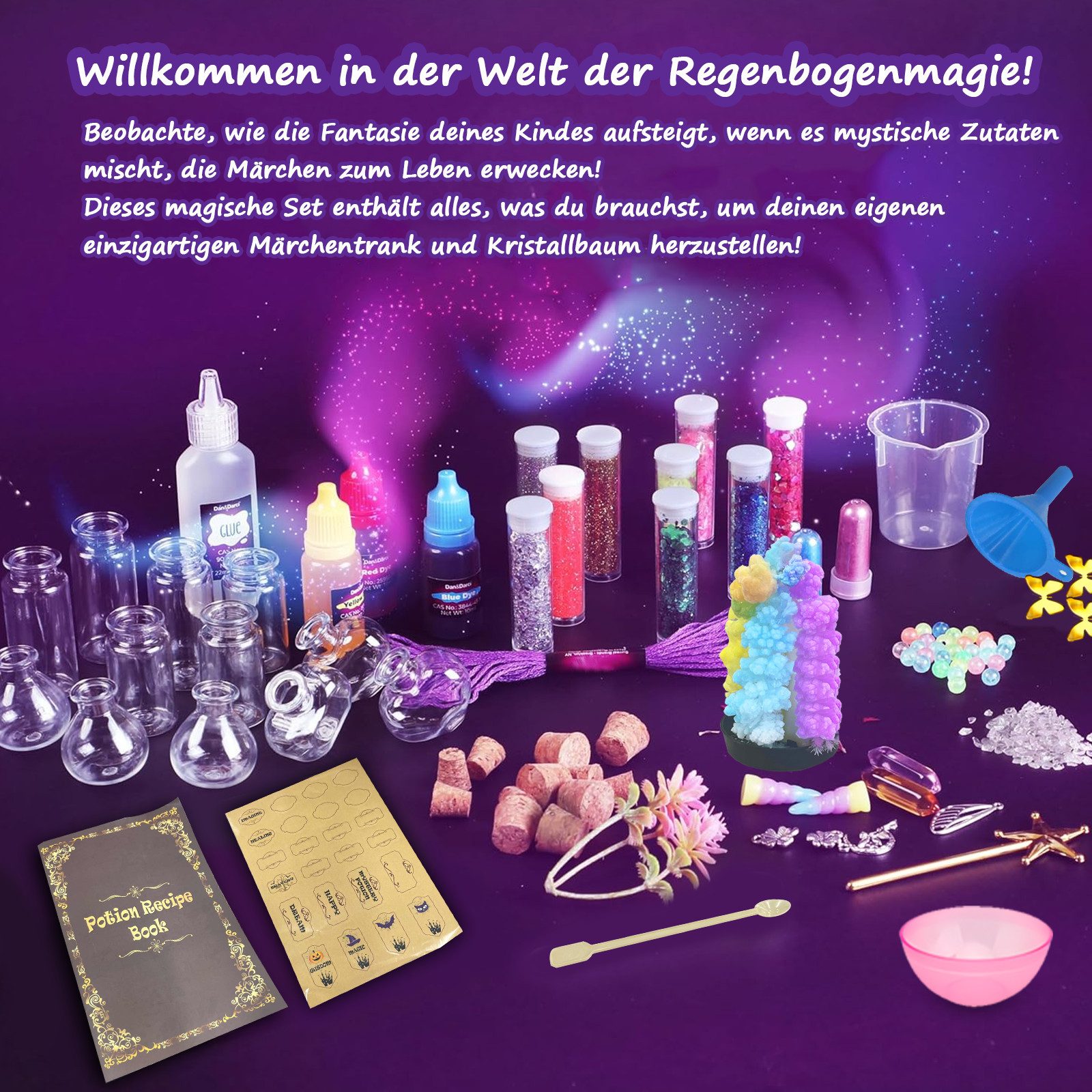 SURFOU Kreativset Zaubertrank Bastelset Kinder 21-teilig Kreatives Spielzeu günstig online kaufen