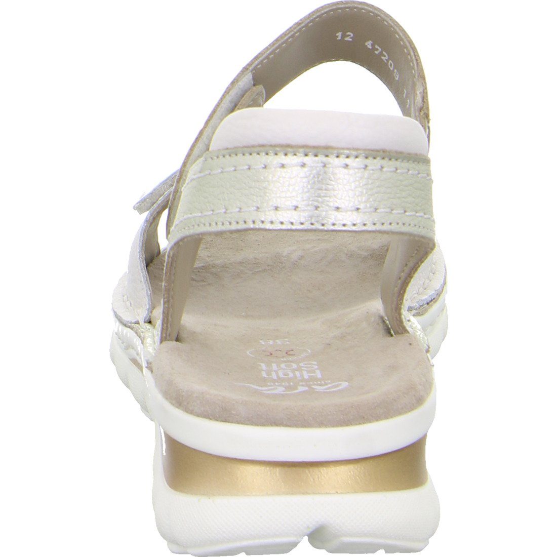 Sandalette Ara beige Damen Tampa Schuhe, Ara Leder - 048263 Sandalette