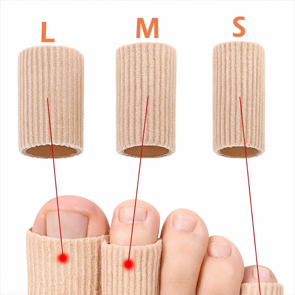 COOL-i ® Finger- und Zehenschutz Zehen- & Fingerschutz 2 Stück – Zuschneidbare Silikon-Gelröhrchen, bei Hühneraugen, Reibung & Druckstellen – wiederverwendbar