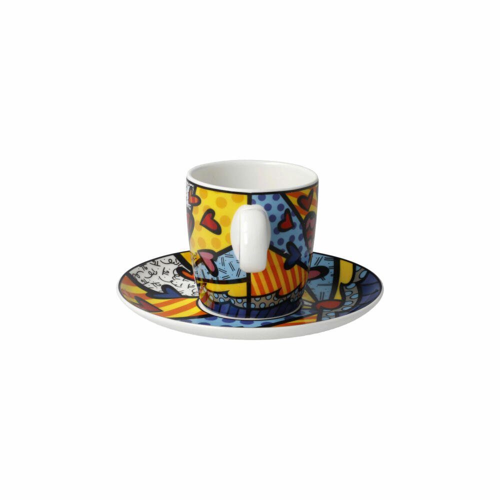 Goebel Espressotasse Romero Britto - A New Day, Fine Bone China