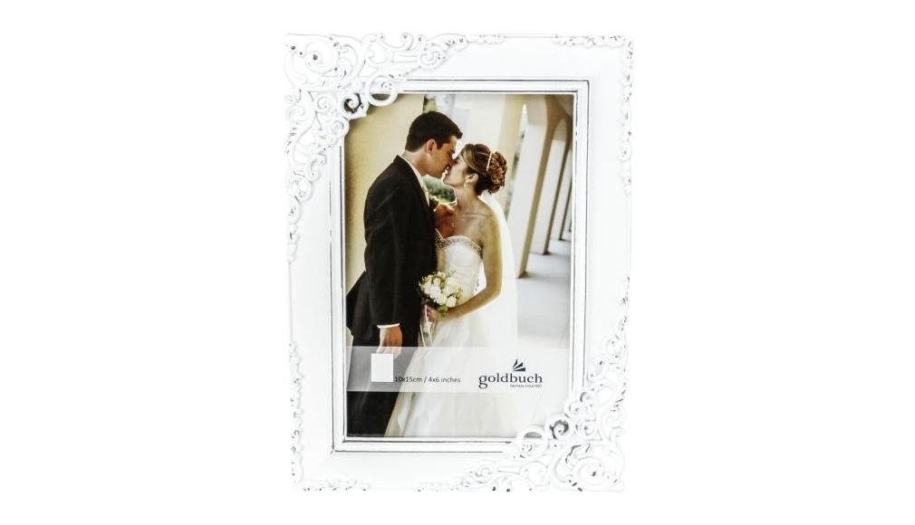 Goldbuch Bilderrahmen Metallrahmen 980042 Eternity 10x15 weiß