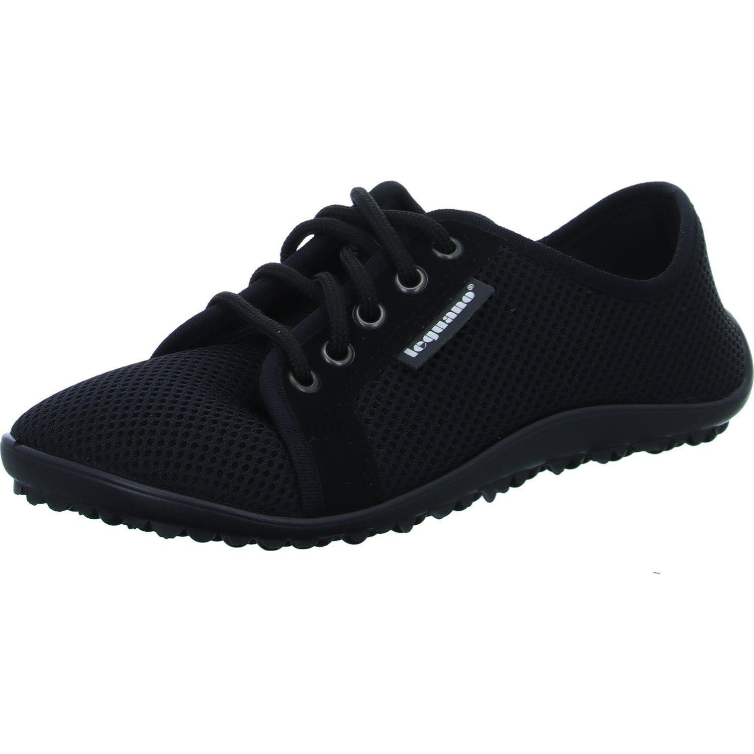 Leguano aktiv lavaschwarz, schwarze Sohle Barfußschuh günstig online kaufen