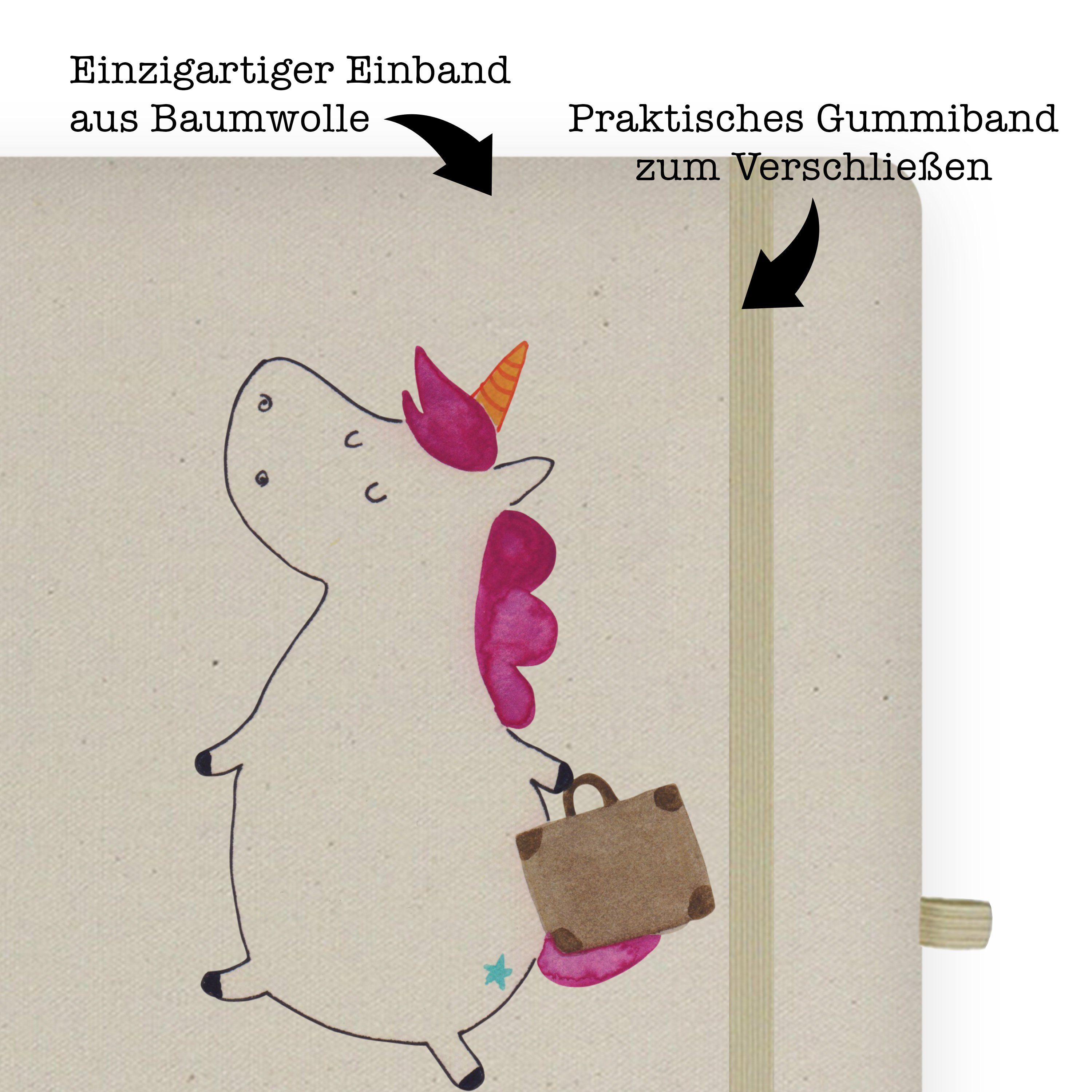 Mr. & Mrs. Panda Einhör Skizzenbuch, Geschenk, Notizbuch Koffer Transparent Einhorn - Mr. Mrs. Pegasus, & Panda 