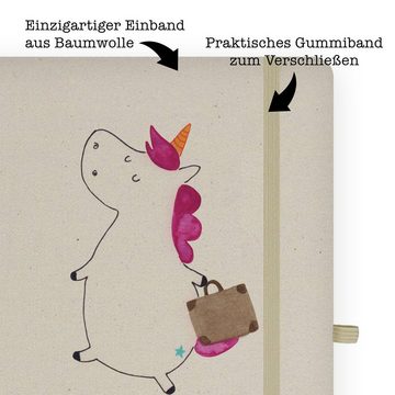 Mr. & Mrs. Panda Notizbuch Einhorn Koffer - Transparent - Geschenk, Skizzenbuch, Pegasus, Einhör Mr. & Mrs. Panda, 96 Seiten