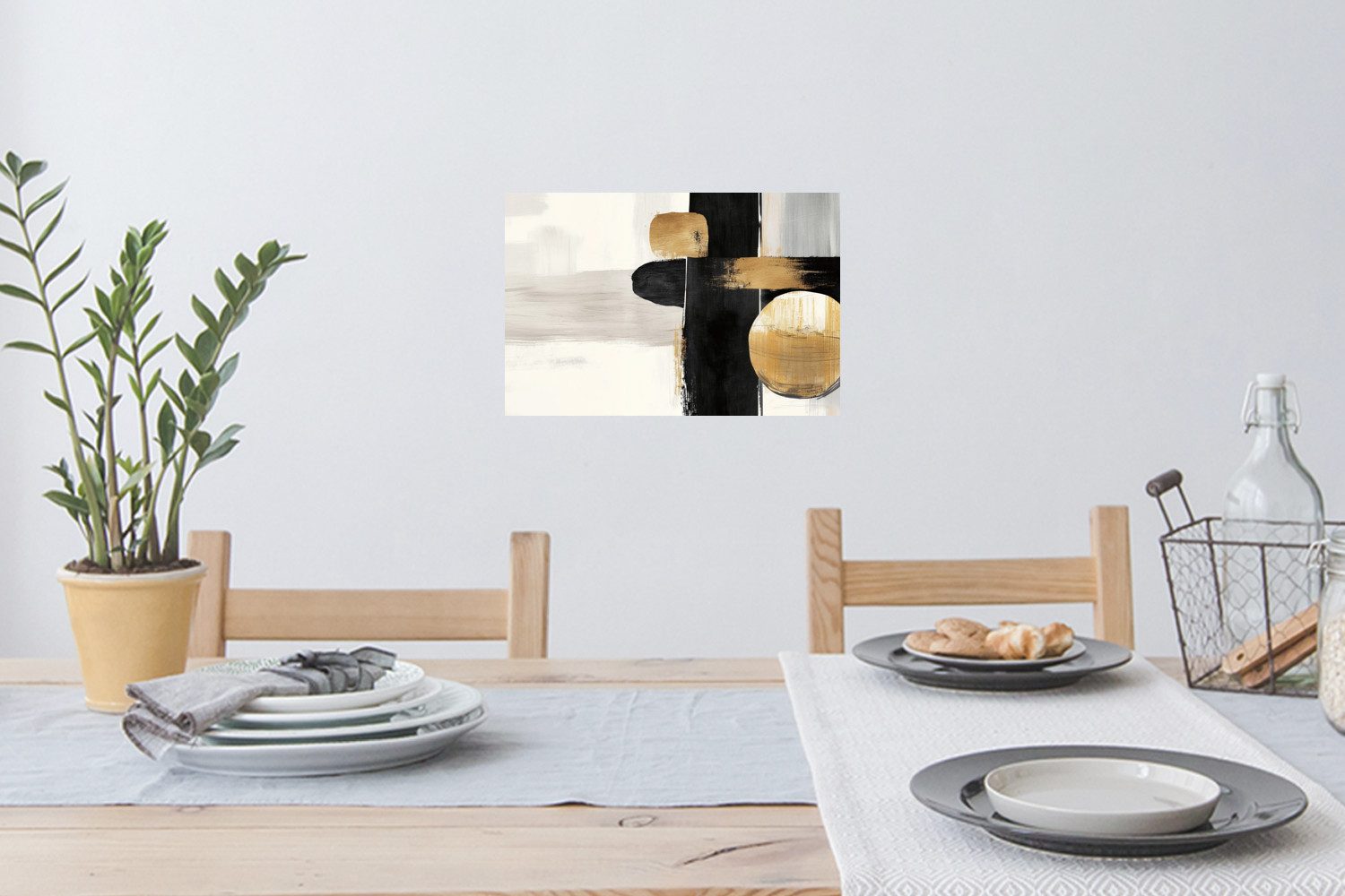 MuchoWow Wandsticker Formen - Pinselstriche - günstig online kaufen