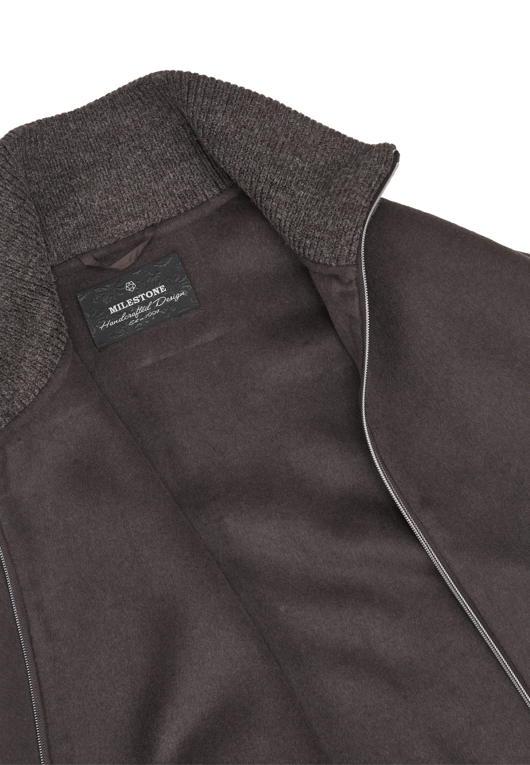 Milestone Cape MSAvril Damen Mantel Jacke Umhang Metallreißverschluss