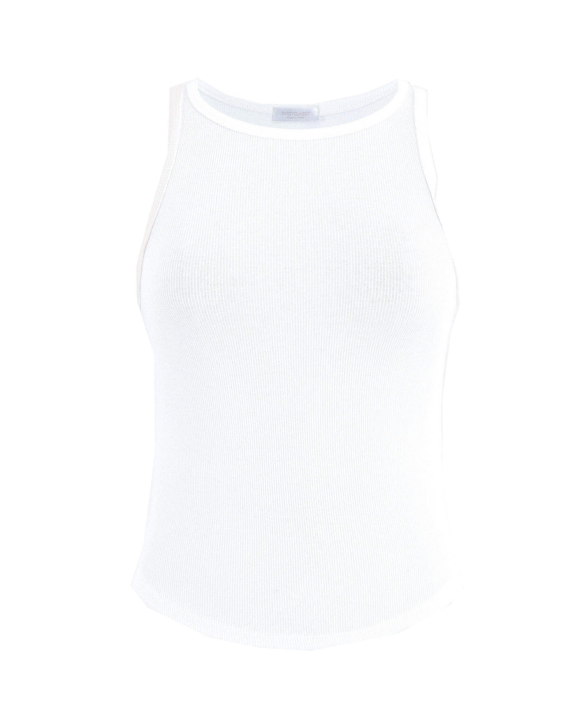 SASSYCLASSY Tanktop Geripptes Basic Tanktop Ärmelloses günstig online kaufen