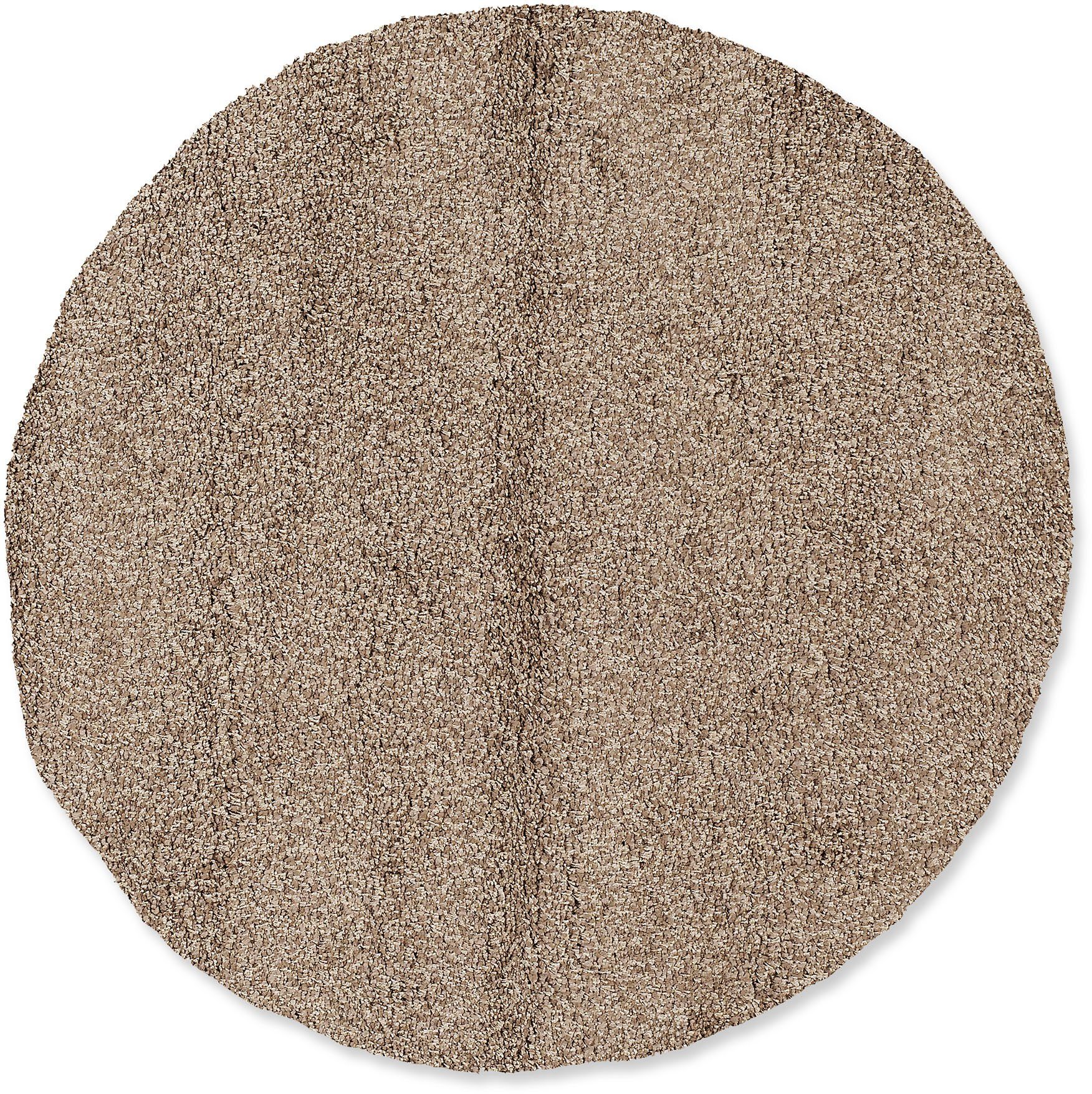 OCI DIE TEPPICHMARKE Teppich LOBBY SHAGGY, rund, Höhe: 52 mm, Wohnzimmer