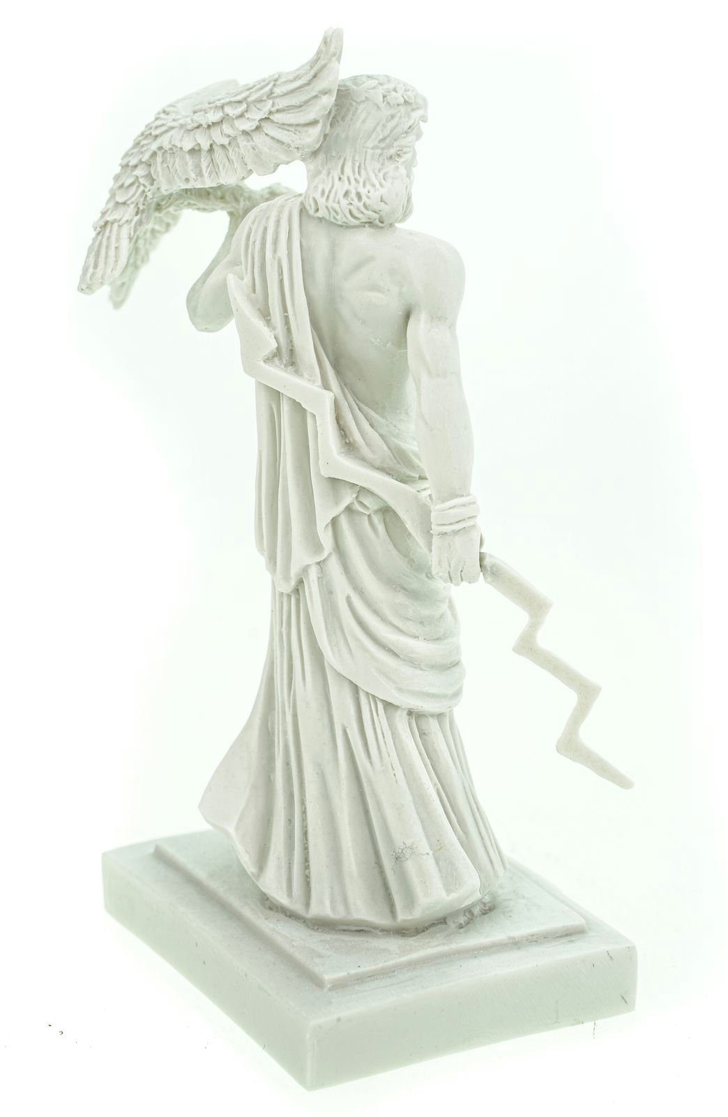 der Figur Zeus Dekofigur Schatzkiste 18 Göttervater Kremers Skulptur Alabaster cm