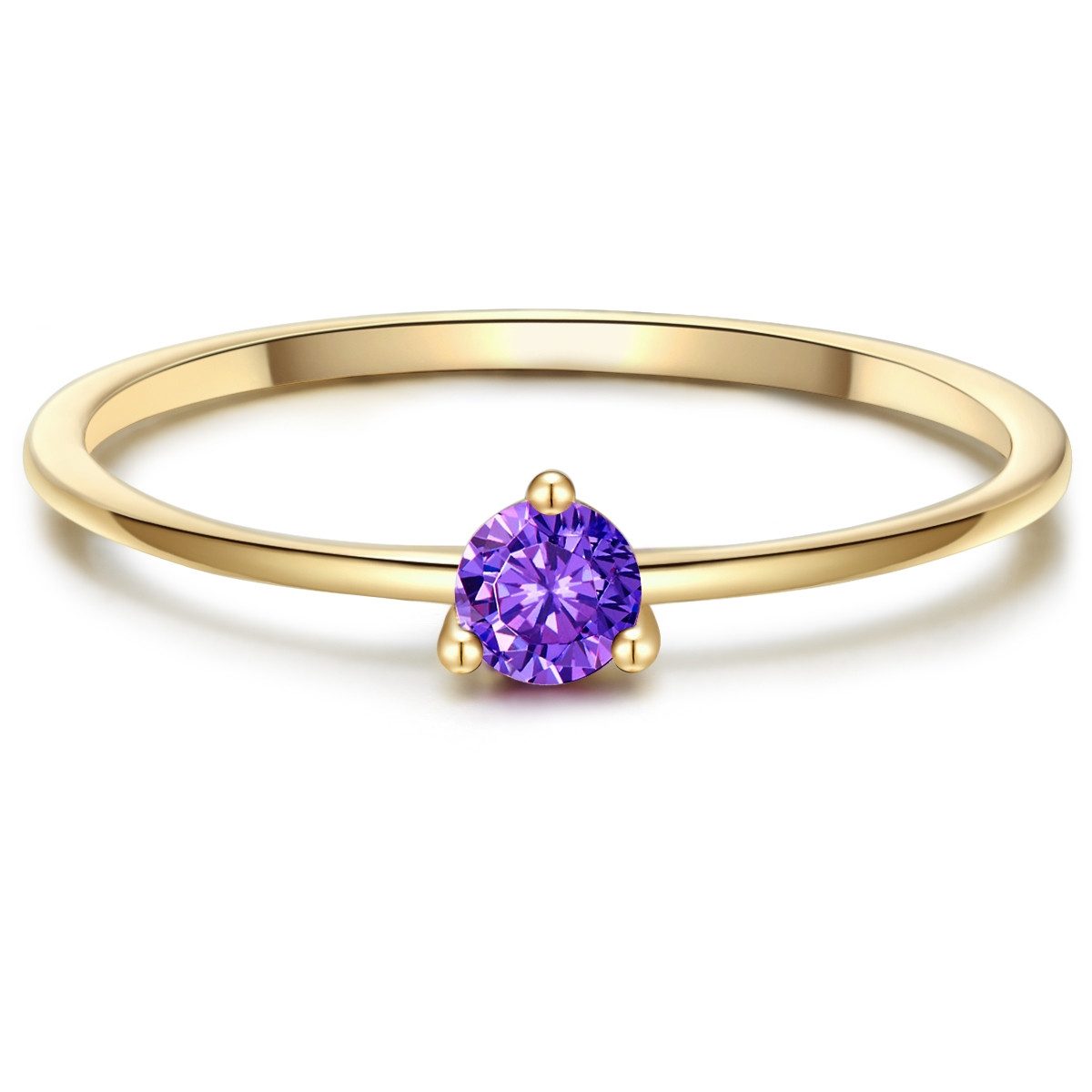 Glanzstücke München Solitärring GSM740 (1-tlg), aus Sterling Silber