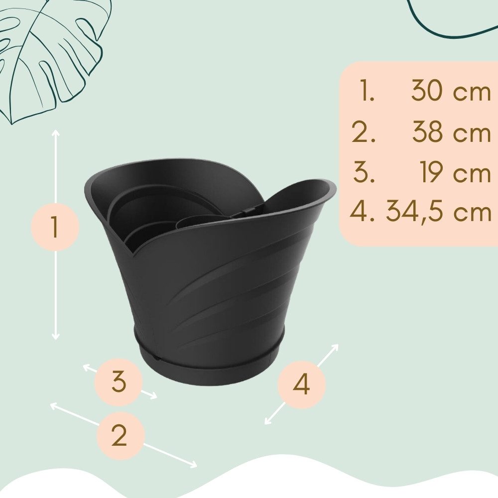 GarPet Blumentopf Blumentopf um Säule herum günstig online kaufen
