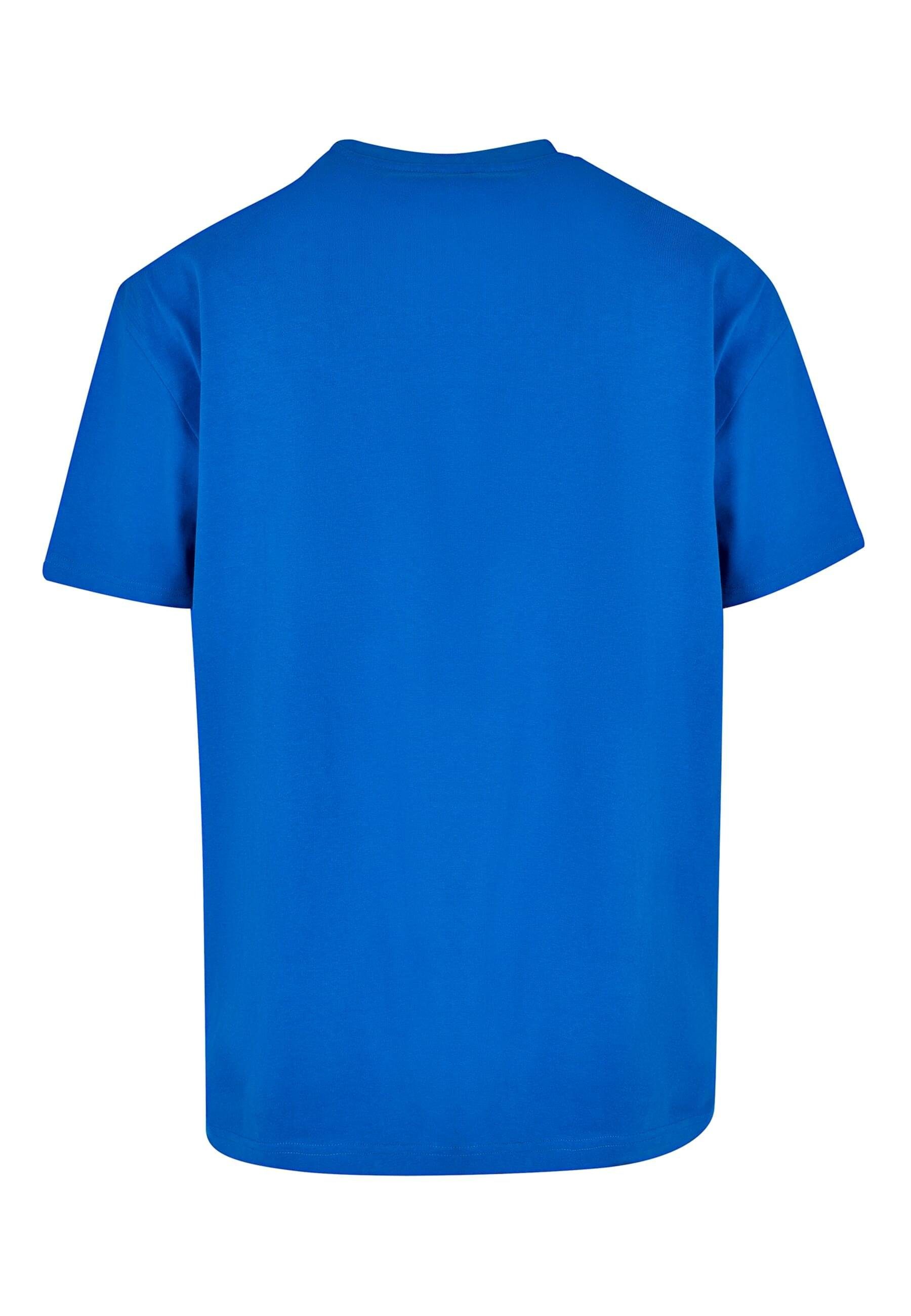 Merchcode (1-tlg) T-Shirt Player Oversize Heavy Ladies - Tee Peanuts Herren cobaltblue