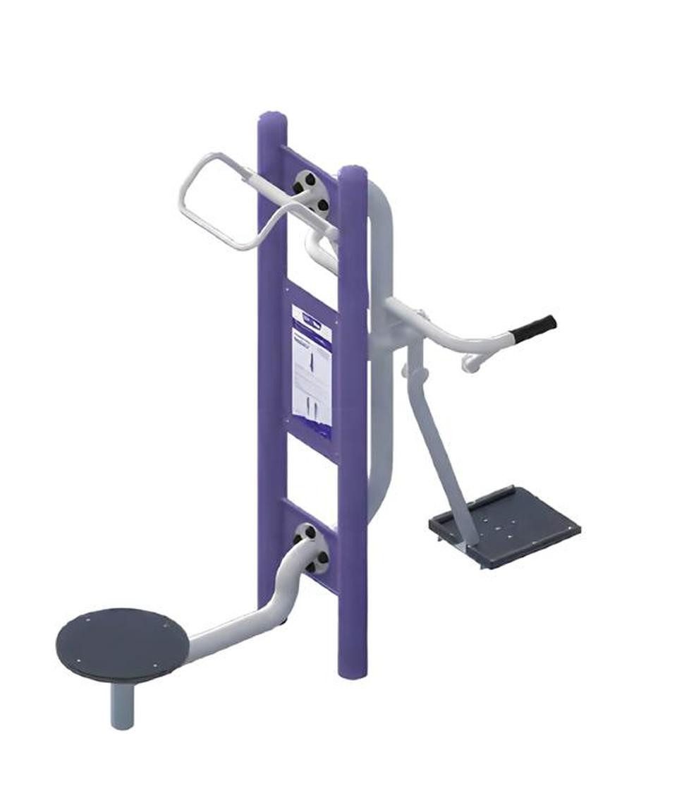 JVmoebel Kraftstation Multifunktionales Trainingsgerät mit Brust- und Schulterpresse, (Straßensportgeräte), Made in Europa