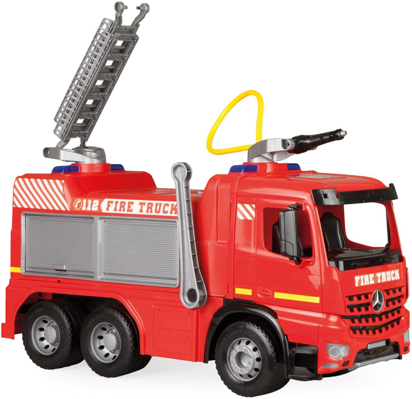 Lena® Spielzeug-Feuerwehr Giga Trucks, Aufsitz-Feuerwehr Arocs, Made in Europe