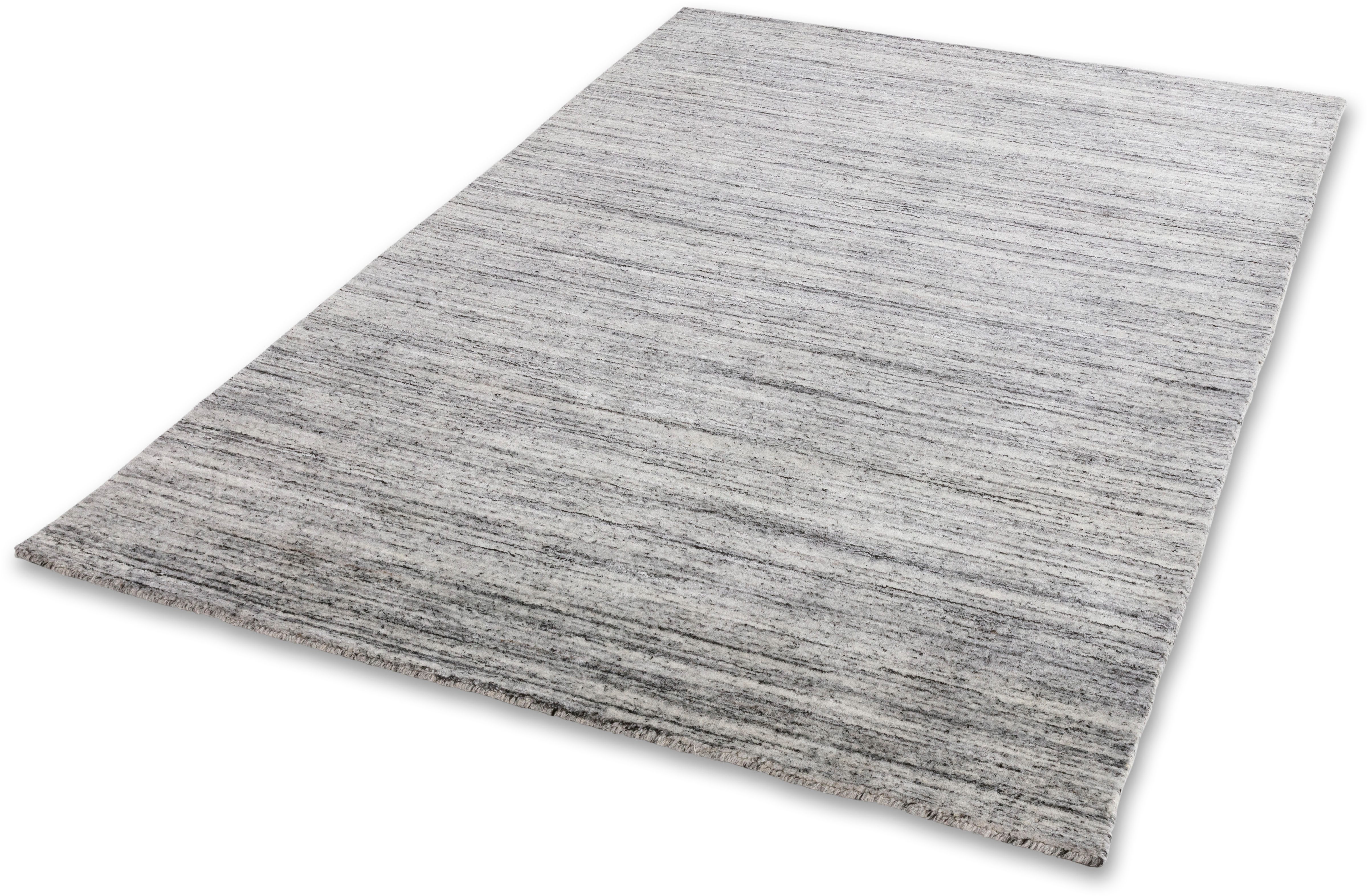 SCHÖNER WOHNEN-Kollektion Wollteppich Elara 6025, rechteckig, Höhe: 15 mm, handweb, Wolle, natürlich, Wohnzimmer, Schöner Wohnen Kollektion