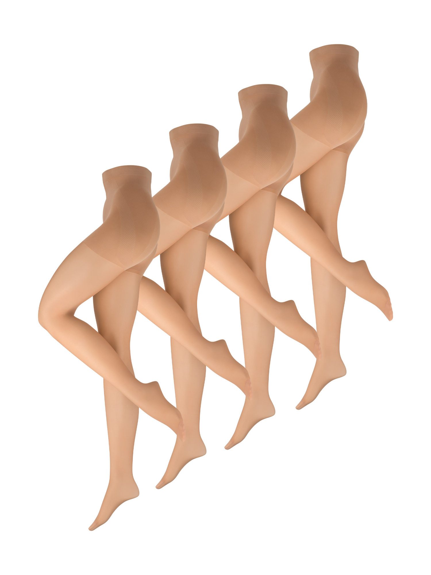 Feinstrumpfhose 4er Sparpack Goodbye Laufmaschen Shape 20 DEN