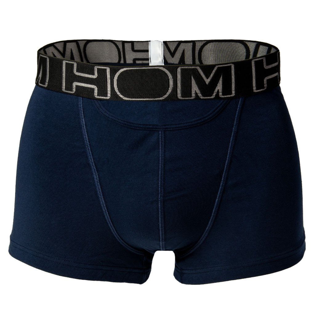 Hom Boxer Shorts, Boxer - HOM Blau/Grau 2er Herren Pack #2 Boxerlines