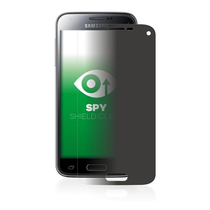 upscreen Blickschutzfolie für Samsung Galaxy S5 Mini M-G800 Displayschutzfolie Blaulichtfilter Privacy Folie Schutzfolie Sichtschutz klar Anti-Spy