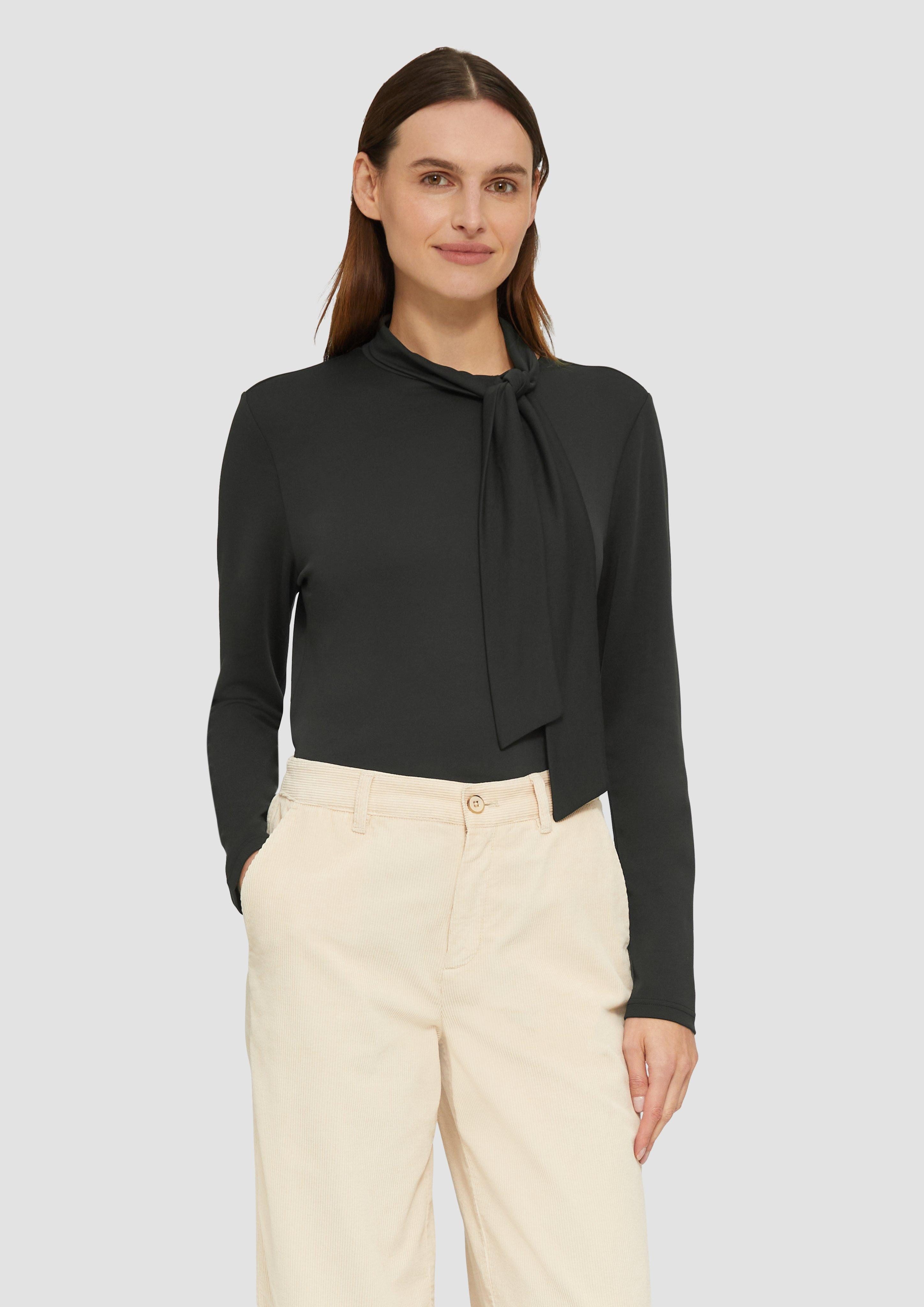 s.Oliver Langarmshirt Elastisches Longsleeve aus Modalmix günstig online kaufen