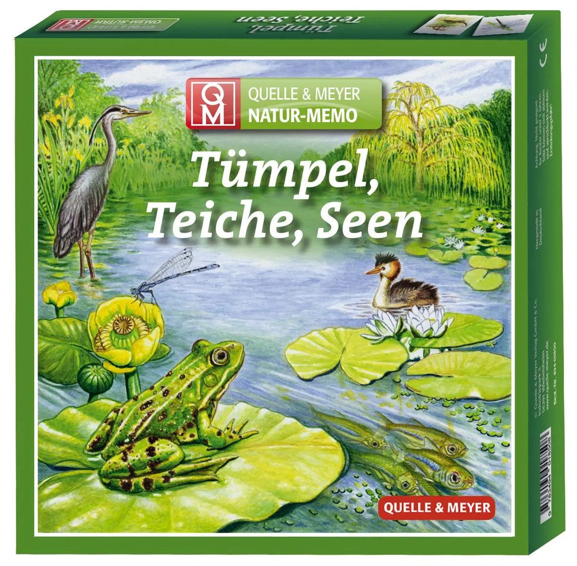 Meyer & Meyer Verlag Spiel Natur-Memo "Tümpel, Teiche, Seen"
